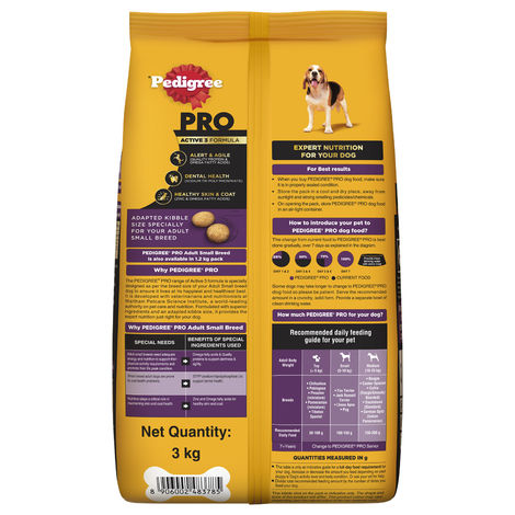 Pedigree PRO Adult Small Breed (9 Months+) Dog Food