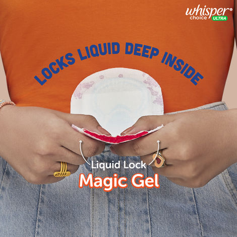 Whisper Choice Ultra Sanitary Pads | XL | 40 pcs