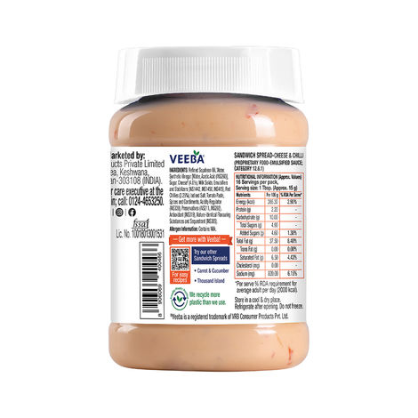 Veeba Sandwich Spread Cheese & Chilli