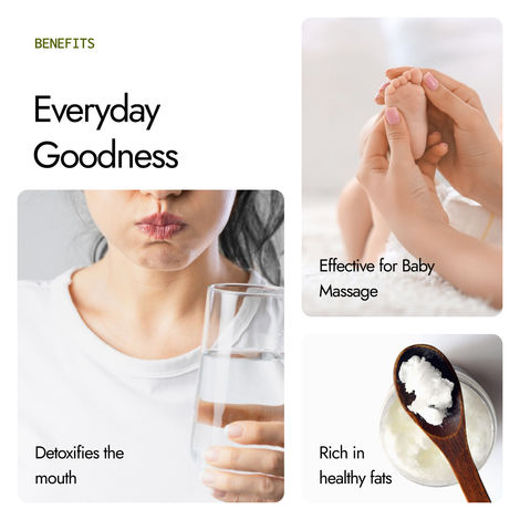 Kapiva Kerala Virgin Coconut Oil (Nariyal Oil) | Multipurpose