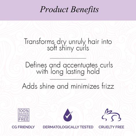Curl Up Curl Defining Cream | All In One Leave In Conditioner | Hair Cream For Wavy & Curly Hair