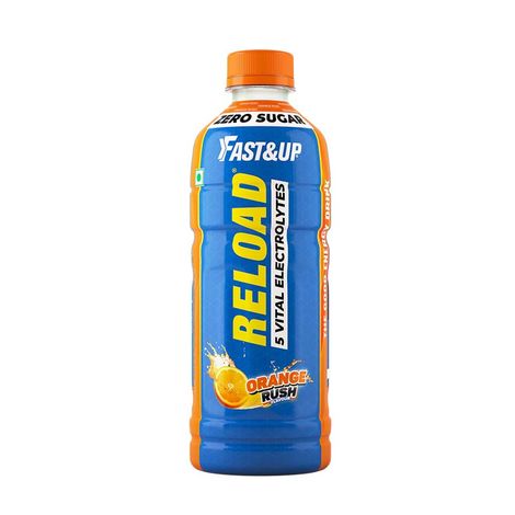 Fast&Up Reload Zero Sugar Energy Drink - Refreshing Orange Flavour
