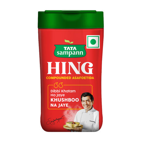 Tata Sampann Hing, Compounded Asafoetida | Bandhani Hing, Strong Flavour & Aroma