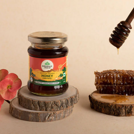 Organic India Himalayan Multi Floral Honey, 100% Pure, Natural & Organic Honey