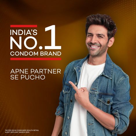 Manforce Cocktail Condoms with Dotted-Rings Hazelnut & Chocolate Flavoured