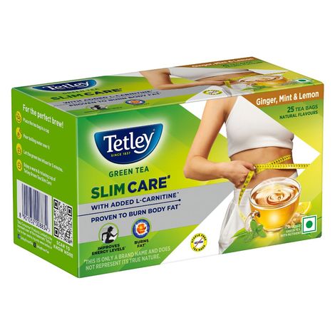 Tetley Slim Care - Ginger | Mint | Lemon Green Tea