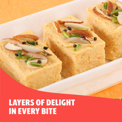Bikano Premium Soan Papdi | Traditional Indian Sweet | Crispy & Flaky Mithai with Rich Taste