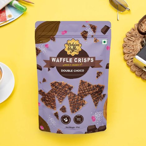 The Belgian Waffle Co Double Choco Crisps
