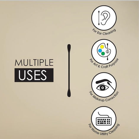 Tulips Paper Stick Cotton Buds Jar