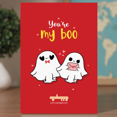 Oye Happy You are My Boo Card
