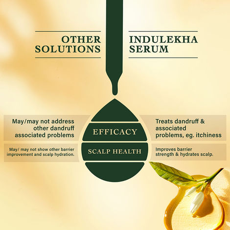 Indulekha Svetakutuja Dandruff Treatment Scalp Serum |Ayurvedic serum for dandruff treatment