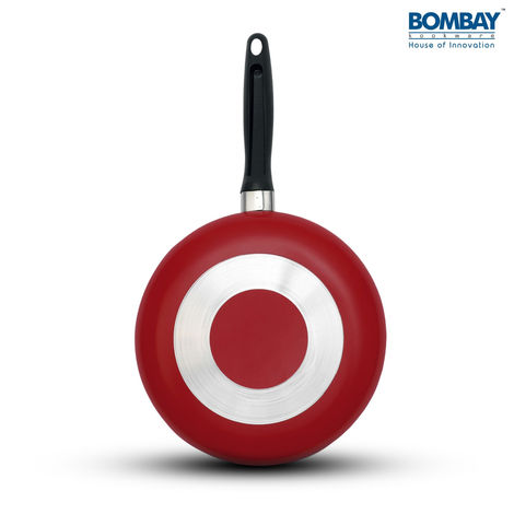 Bombay Kookware Small Tapper Fry Pan -22 cm | Non-Induction Base
