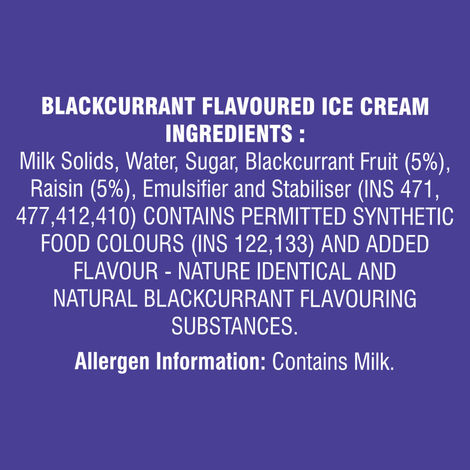 Dairy Day Black Currant Ice Cream Tub