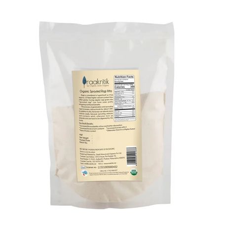 Praakritik Organic Sprouted Ragi Atta