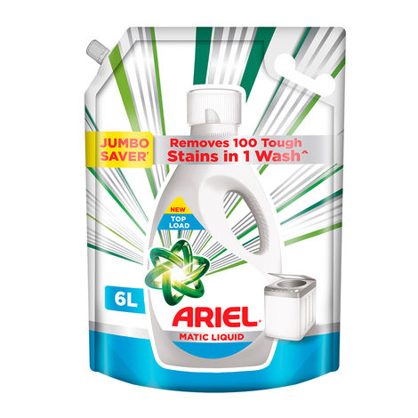 Ariel Stain Removal Top Load Washing Machine Detergent Liquid