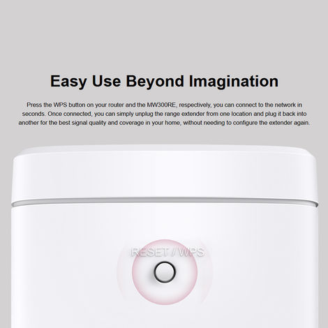 TP-Link MW300RE 300Mbps Whole-Home Wi-Fi Range Extender, Repeater, Booster, MIMO Technology