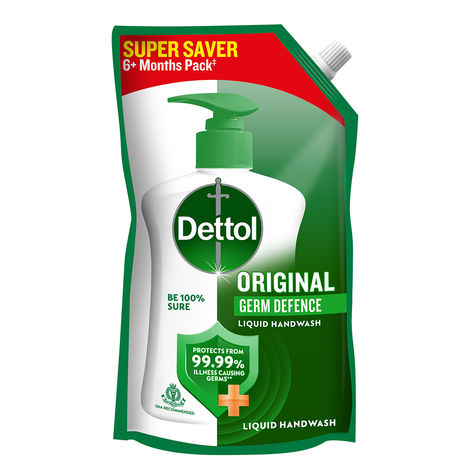 Dettol Original Hand Wash Refill| 99.99% Germ Protection