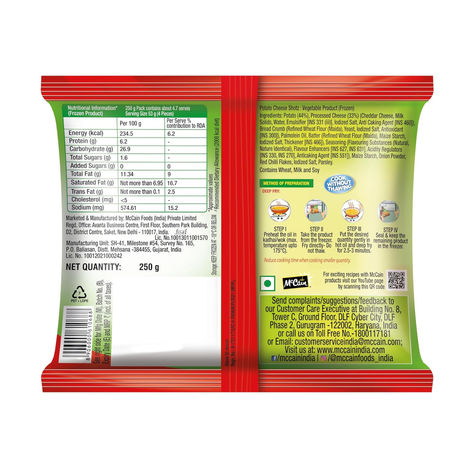 McCain Potato Cheese Shotz