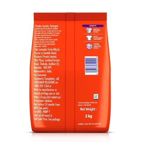 Tide Plus Lavender Detergent Powder