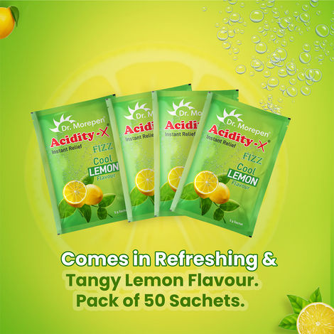 Dr. Morepen Acidity - X for Quick Relief From Acidity | Lemon