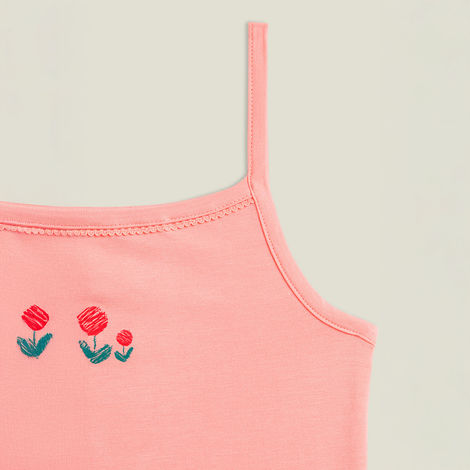 XY Life Slips for Girls, Tencel Modal, Antimicrobial - Dark Pink+Frost Pink | 9-10Y| Pack Of 2