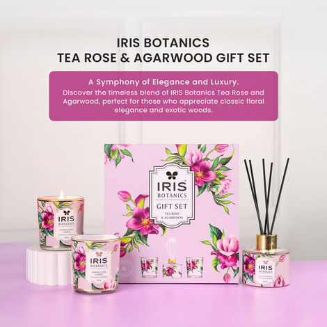 Iris Botanics Gift set Fragrance Tearose & Agarwood