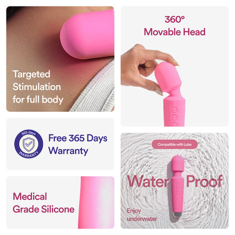 Bold Care Rhythm 20 Modes 360 Movable Head Flexible Wand | 1 Year Warranty