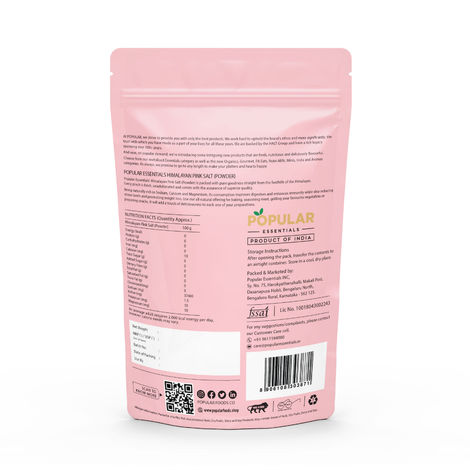 Popular Essentials Pink Rock Salt | Sendha Namak