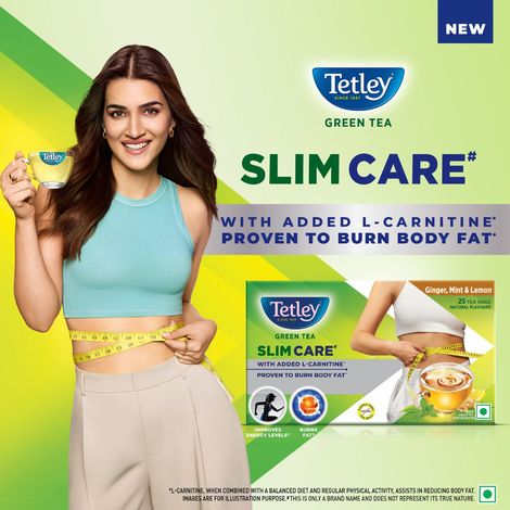 Tetley Slim Care - Ginger | Mint | Lemon Green Tea