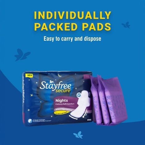 Stayfree Secure Nights XXL Sanitary Pads Combo