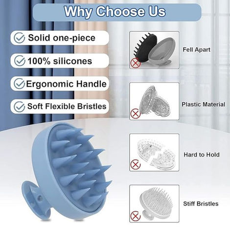 Beautiliss Professional Shampoo Brush Scrub & Hair Scalp Massager Blood Circulation Hair Growth-02