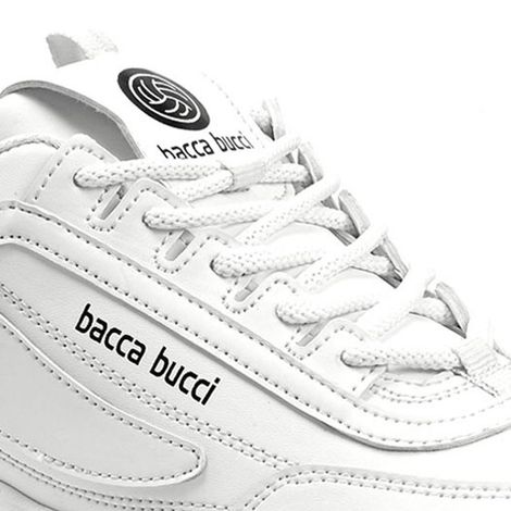 Bacca Bucci Afterburn Men's Urban Fashion Sneakers and Sports Shoes White | UK 6
