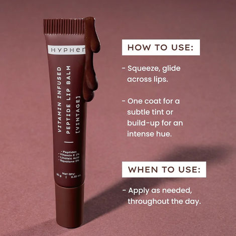 Hyphen Vitamin-Infused Peptide Tinted Lip Balm - Vintage