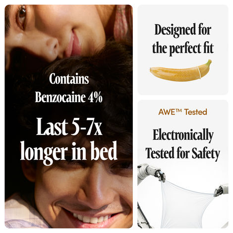 Bold Care Ultra Thin Delay Condoms with Benzocaine 4.5%