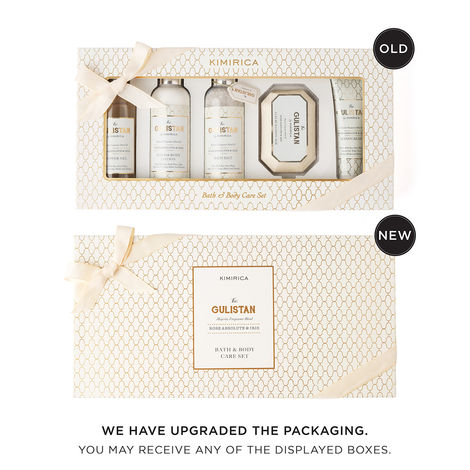 Kimirica Gulistan Indulgence Set | Luxury Bath & Body Gift Set with Soothing Rose Fragrance