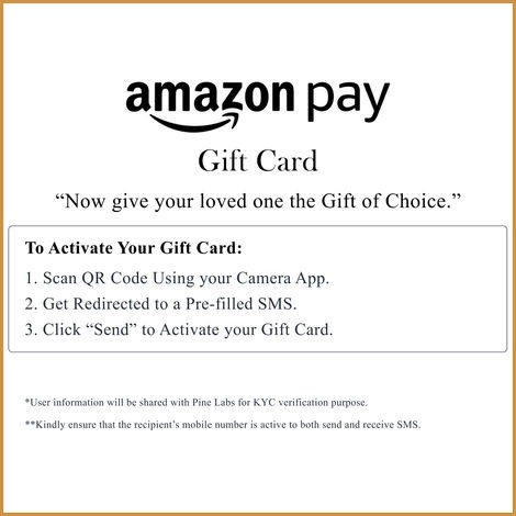 Amazon Pay Gift Card Black Box - 1000