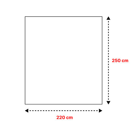 Dream Living Premium Cotton Rich Utsav Double Bedsheet 135 GSM With 2 Pillow Covers 220x250 cm