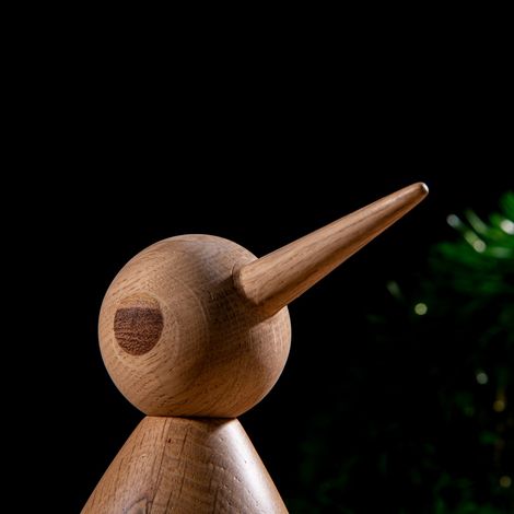 Gibox Handcrafted Wooden Bird Tall