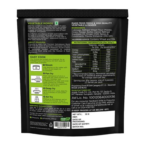 Prasuma Veg & Paneer Momos