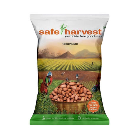 Safe Harvest Groundnut (Mungfali) | Aflatoxin Free | Pesticide Free | Chemical Free