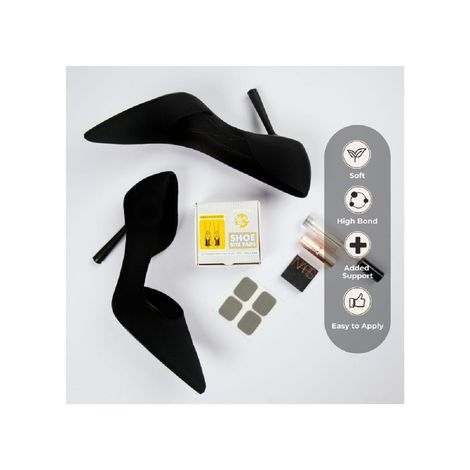 Slickfix Shoe Bite Protector Pads Self-Adhesive Skin Friendly Tape Suitable For Shoes Accessories (12-Pcs)