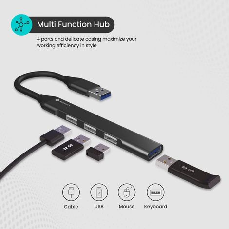 Portronics Mport 31 4 Ports Usb Hub