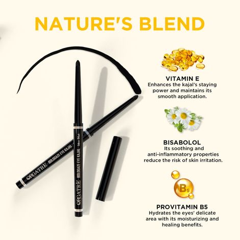 Orgatre Boldgaze Eye Kajal 24 Hour Lasting Easy Glide Smudge Proof Water Resistant