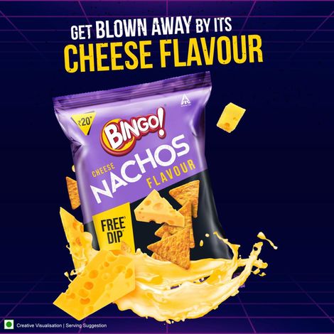 Bingo! Cheese Nachos with Free Dip