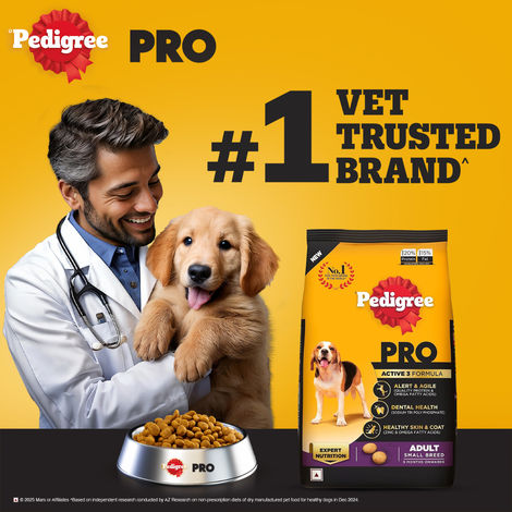 Pedigree PRO Adult Small Breed (9 Months+) Dog Food