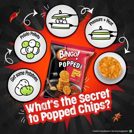 Bingo! Popped Chips Indian Spice Mix