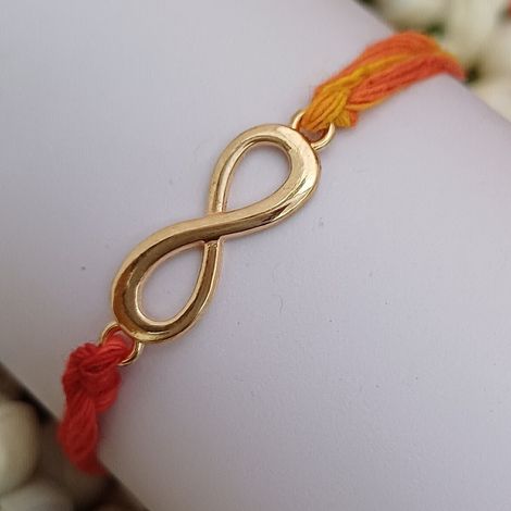 Gullak Auspicious Symbols With Colourful Mauli Rakhi - Festive Rakhi | Assorted Designs