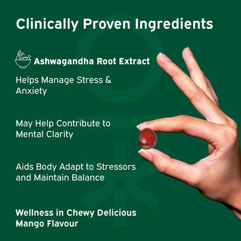 Nutriburst Ashwagandha Max Gummies For Stress Management