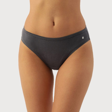Enamor Women's CB03 Solid Cotton Bikini Panty | Low Waist | PO3 | Assorted | S