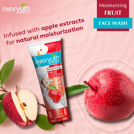 Everyuth Naturals Moisturizing Fruit Face Wash With Apple Extracts
